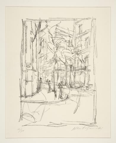 Alberto Giacometti, Rue d'Alesia, 1954