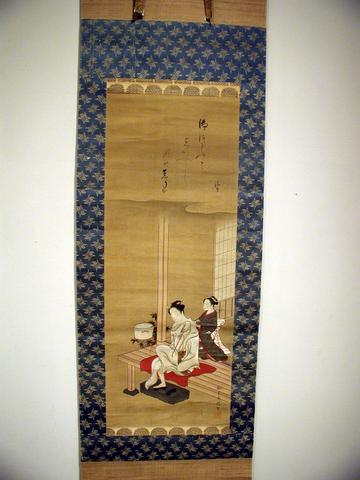 Suzuki Harunobu, Lady Bathing, 18th century