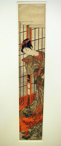 Isoda Koryūsai, Listening to the Revelry, ca. 1770