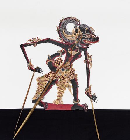 Gendeng (Desa), Shadow Puppet (Wayang Kulit) of Suwedo, from the set Kyai Nugroho, ca. 1913