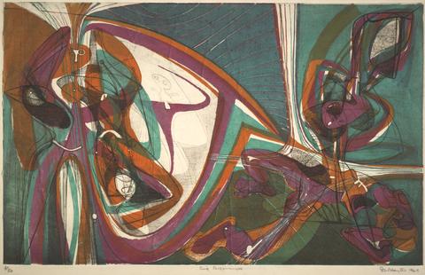 Stanley William Hayter, Cinq Personnages (Five Characters), 1946