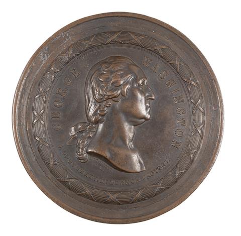 George Washington, Electrotype of the Crutchett Medal, ca. 1865