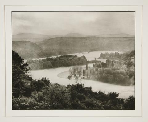 August Sander, Valley of the Rhine with the Island Nonnenwerth, from the portfolio Rhineland Landscapes by August Sander, 1935, printed 1974