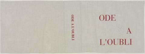 Louise Bourgeois, Ode à l'Oubli, 2004
