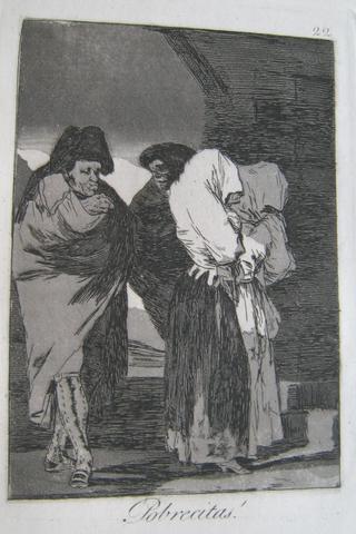 Francisco Goya, Pobrecitas! (Poor Little Girls!), pl. 22 from the series Los caprichos, 1797–98 (edition of 1881–86)