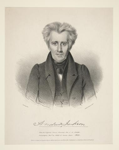 Childs & Inman, Andrew Jackson, 1833