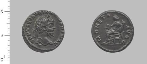 Septimius Severus, Emperor of Rome, Denarius of Septimius Severus, Emperor of Rome from Laodicea ad Mare, 198