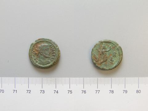 Domitius Domitianus, usurper in Egypt A.D. 296-297, Coin of Domitius Domitianus, usurper in Egypt from Alexandria, ca. A.D. 297