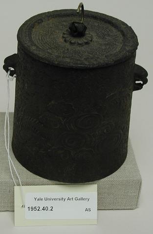 Unknown, Iron Kettle with Lid, 19th century