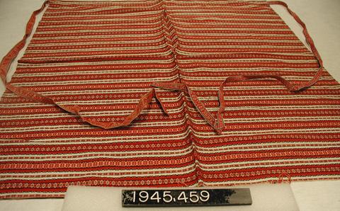 Unknown, Length of compound cloth made up as an apron, n.d.