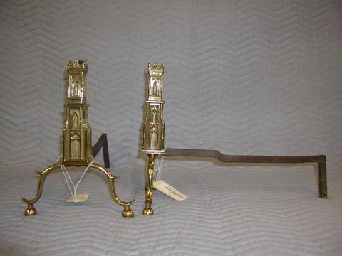 Unknown, Pair of Andirons, ca. 1830