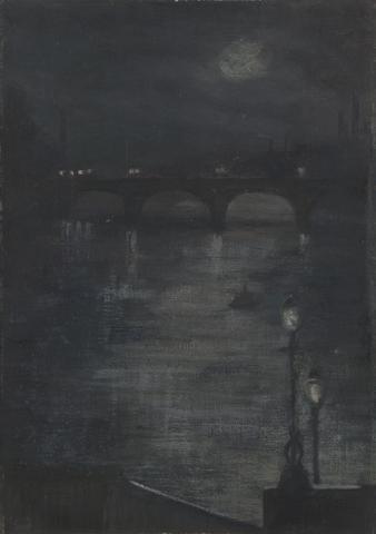 Katherine S. Dreier, Moonlight on the Thames, London, 1910