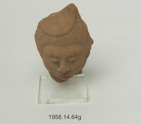 Unknown, Figurine head, A.D. 600–1200