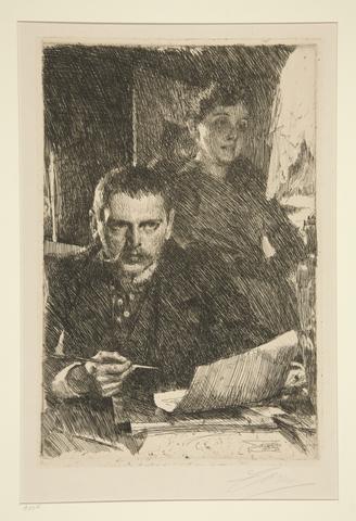 Anders Zorn, Portrait of the Artist and his Wife, 1890