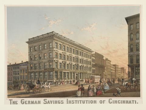 Ehrgott, Forbriger & Co., The German Savings Institution of Cincinnati, mid 19th century