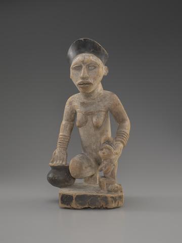 Master of the Kneeling Female Figure with Vessel, Ancestral Shrine Figure, 19th–early 20th century