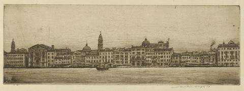 Mortimer Menpes, Panorama from St. Mark's Basin (1), 1910–13, based on composition before 1902