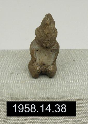 Unknown, Figurine of squatting man, A.D. 450–700