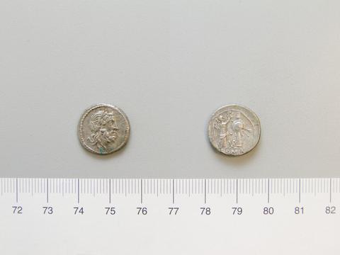 Unknown, 1 Drachm ("victoriatus") from Roman Empire, 211–208 B.C.