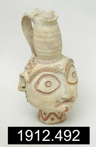 Unknown, Juglet with Body in the Shape of a Human Head, ca. 1200–586 B.C.