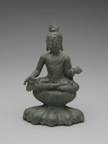 Unknown, Seated Buddha, 7th century