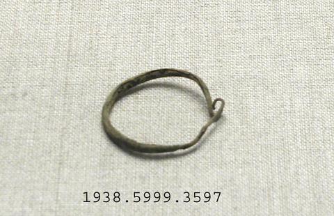 Unknown, Bronze earring, ca. 323 B.C.–A.D. 256