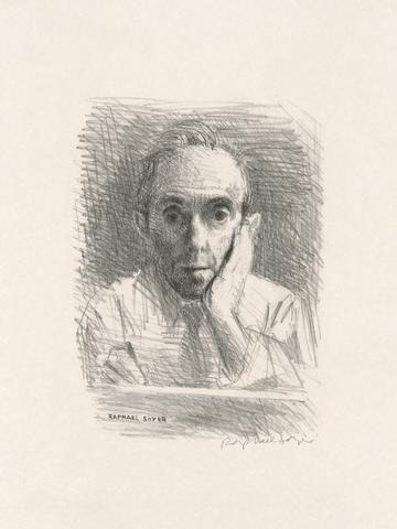 Raphael Soyer, Self-Portrait, 1954