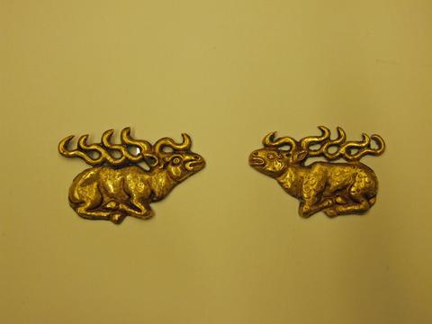 Unknown, Pair of Deer-Shaped Garment Plaques, 5th–3rd century B.C.E.