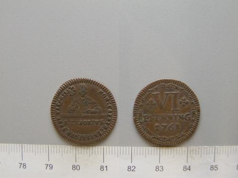 Münster in Tirol, 6 Pfennig from Münster in Tirol, 1761