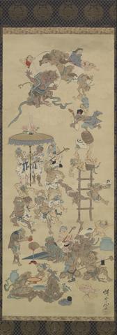 Kawanabe Kyōsai, Playful Demons, after 1870