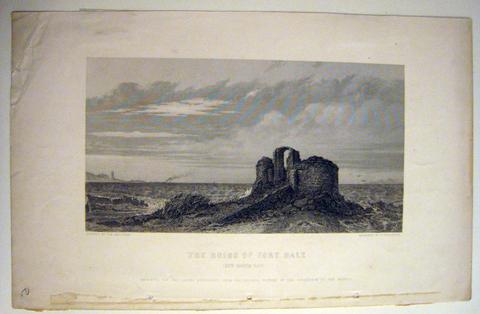 William Wellstood, The Ruins of Fort Hale, 1849