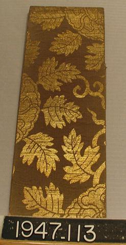 Unknown, Sutra Cover with a Serrated Leaf Pattern, 17th–18th century