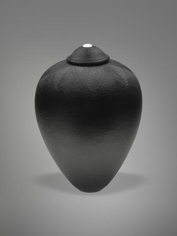 John Jordan, Untitled black vase, 1993