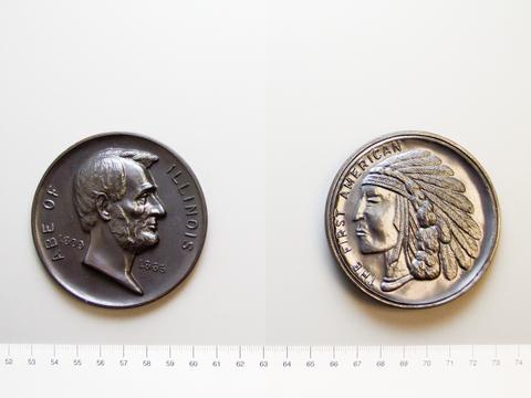 Unknown, Souvenir Medal Abraham Lincoln, ca. 1900