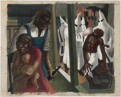 John Wilson, Study for the mural "The Incident", 1952