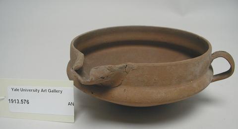 Unknown, Bowl with two handles and lateral spout, ca. 63 B.C.–A.D. 325