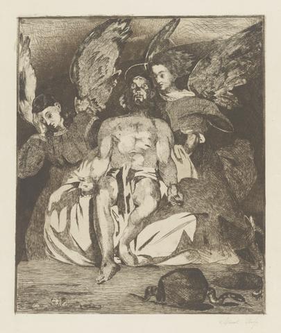 Édouard Manet, Le Christ aux Anges (Dead Christ with Angels), 1866–67