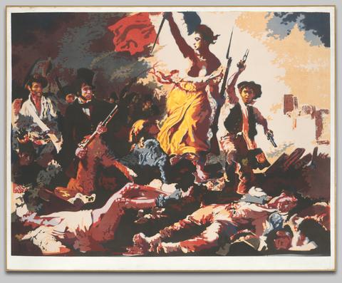 John Clem Clarke, Liberty Leading the People (after Delacroix), 1968