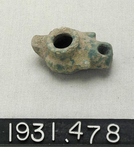Unknown, Green-glazed lamp, ca. 323 B.C.–A.D. 256