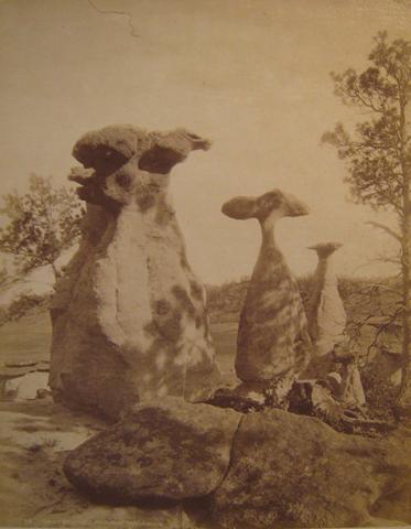 William Henry Jackson, Eroded Sandstones, Monument Park, Colorado, 1870–79