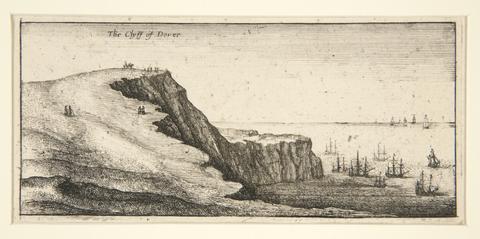 Wenceslaus Hollar, The Cliff of Dover, from the series Divers Views after the Life, 1652–77