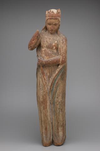 Master of the Gualino Saint Catherine, Crowned Female Figure, ca. 1300