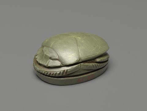 Unknown, Heart scarab of woman named Nub-ity, 1558–1085 B.C.