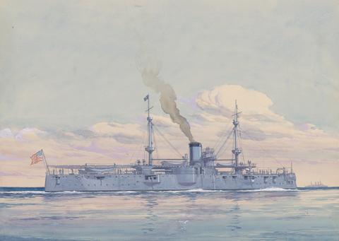 Worden Wood, U.S. Battle-Ship Texas, n.d.