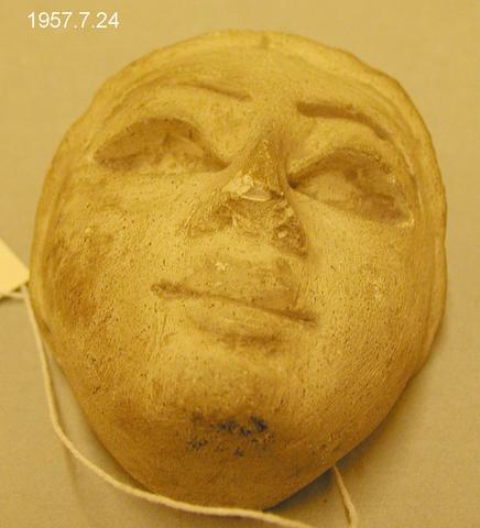 Unknown, Stone mask with hollowed out eye sockets and brows, 2494–2345 B.C.
