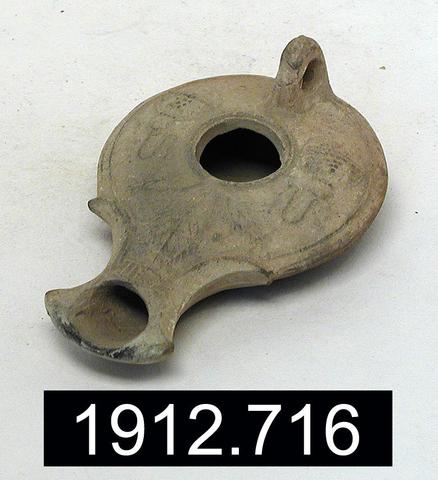 Unknown, Oil Lamp, Type 7, ca. 63 B.C.–A.D. 325