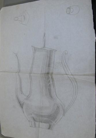 Robert H. Ramp, Drawing of a Coffeepot, 1950–60