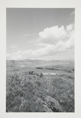 Robert Adams, Looking northwest from the base of North Table Mountain, West of Denver, Colorado, 1994