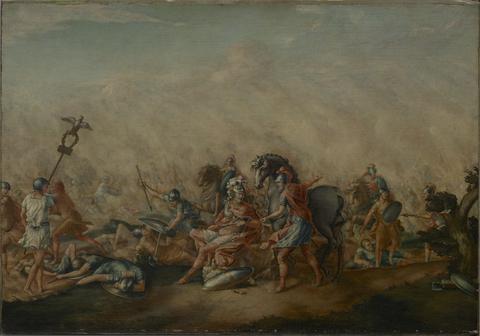 John Trumbull, The Death of Paulus Aemilius at the Battle of Cannae, 1773
