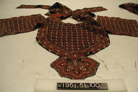 Unknown, Embroidered trimming from a dress, 19th century